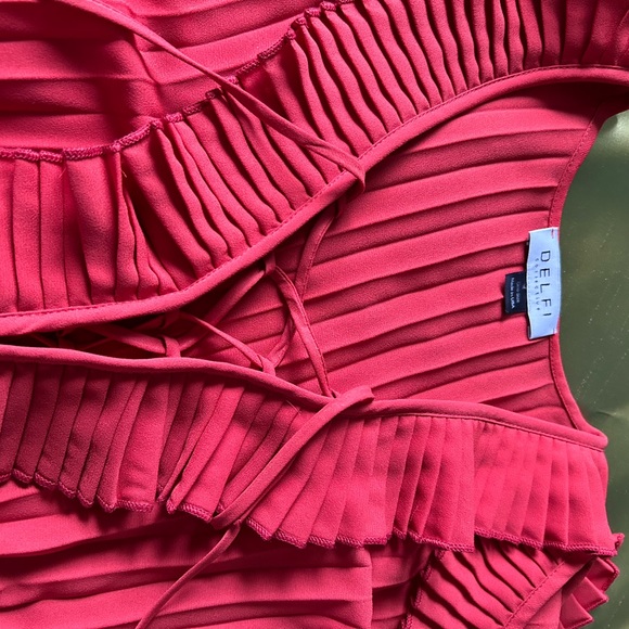 Delfi Collective mini dress in burnt orange - Picture 5 of 9